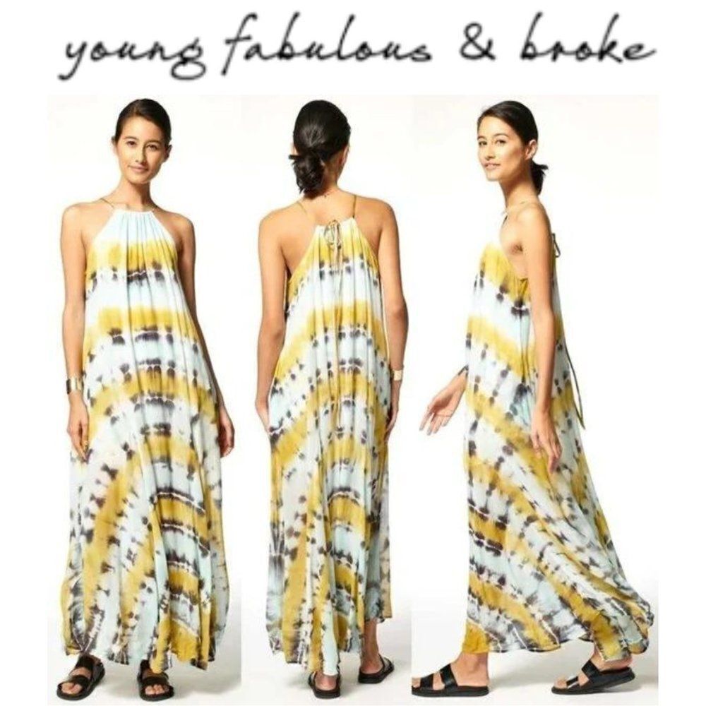 NWT Young Faboulous & Broke Elie Trapeze Dress XS